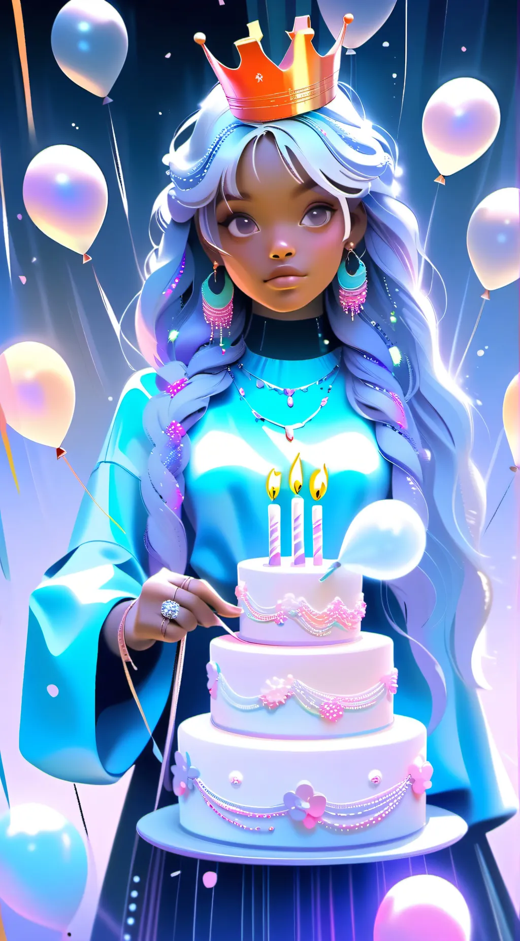 ai character: 🪅Neveah🪅🎉🎊 background