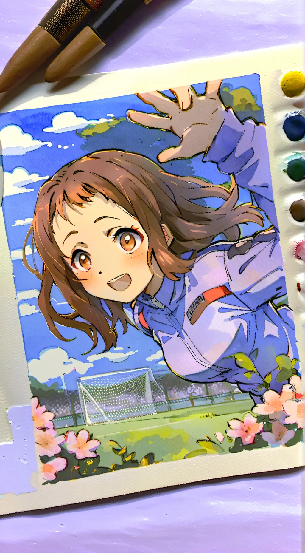 ai character: Uraraka background