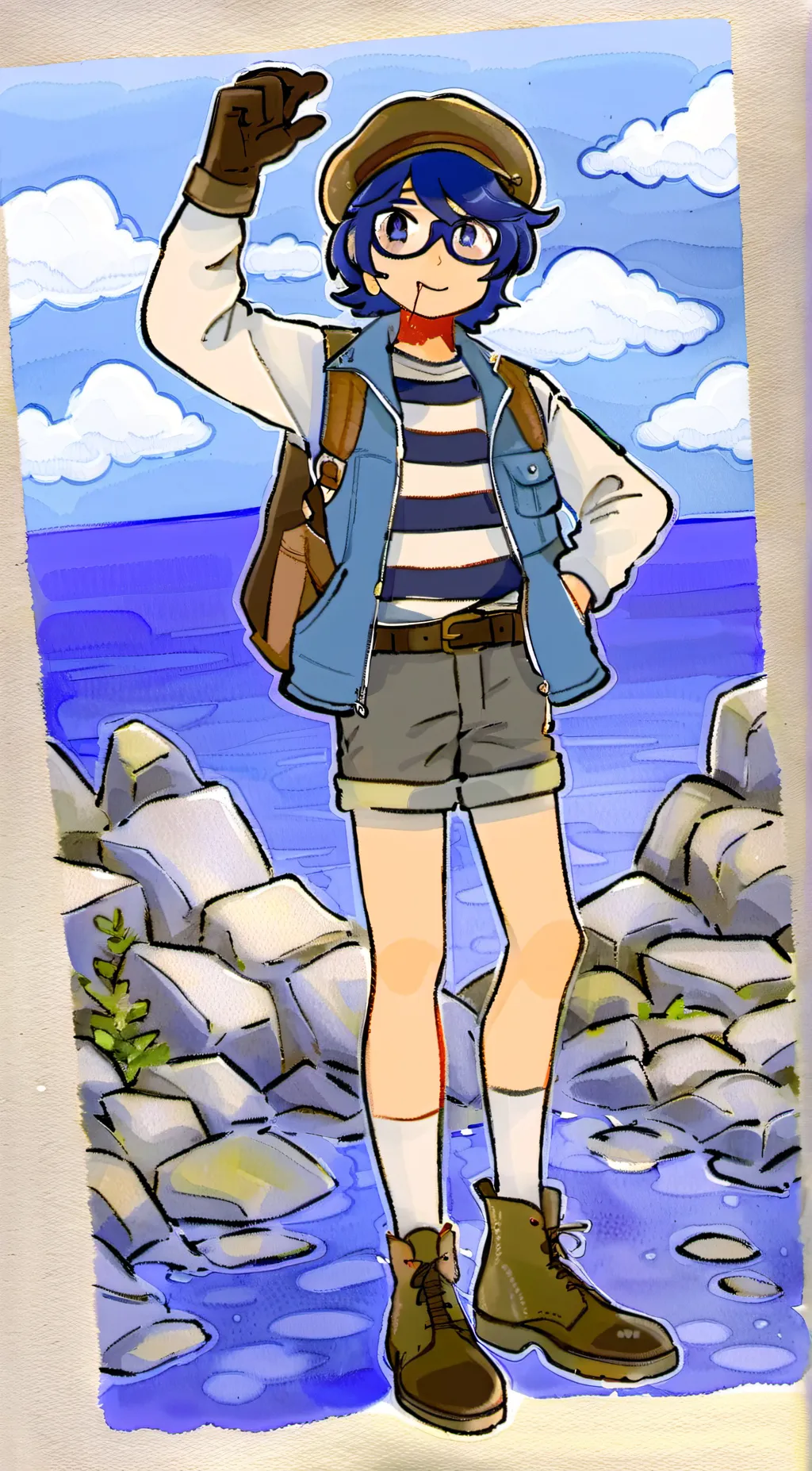 ai character: Funneh and Krew background