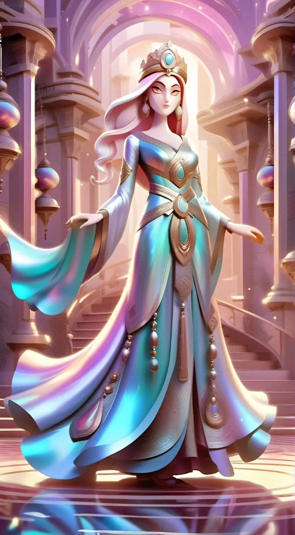 ai character: vampire queen  background