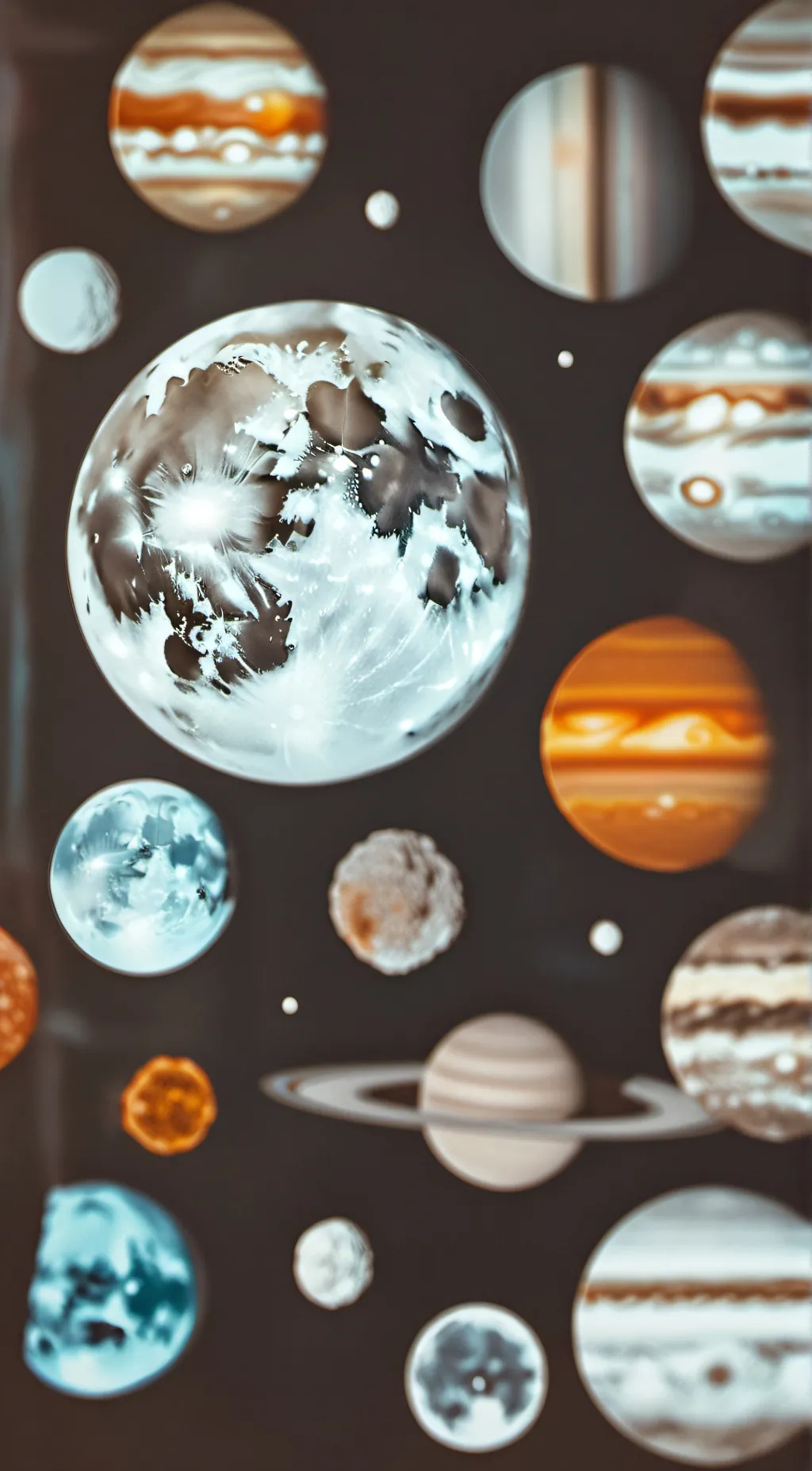 ai character: the solar system background