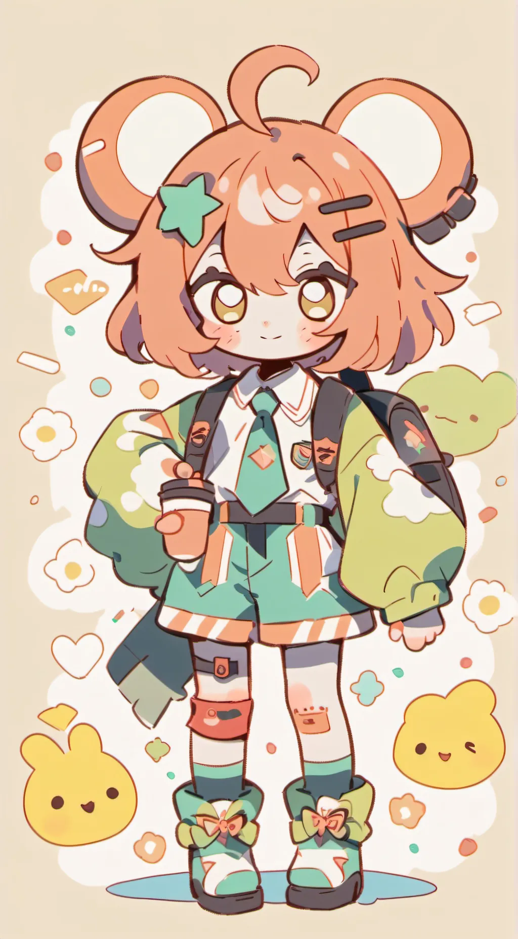 ai character: sister locat FNAF  background