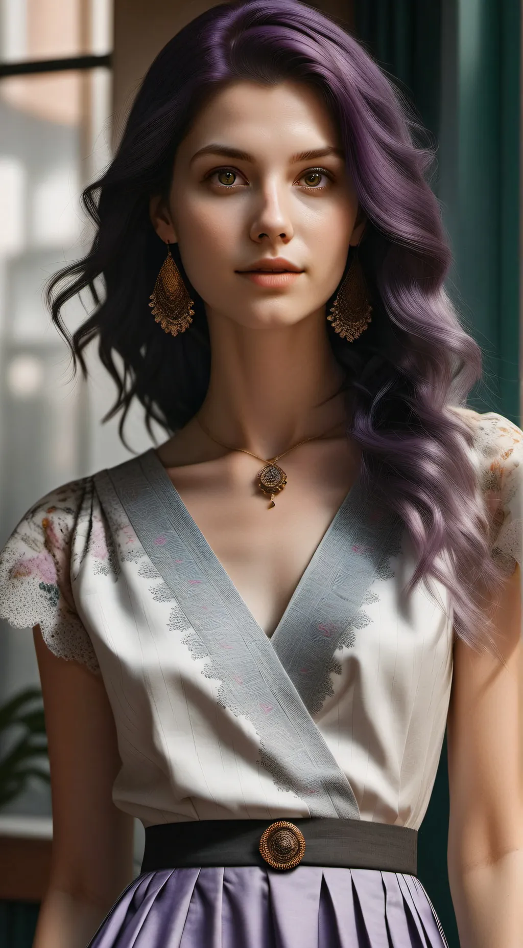 ai character: Ashley background