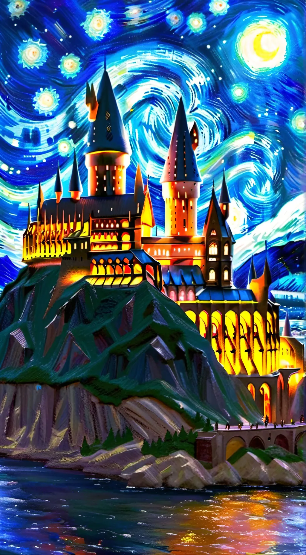 ai character: Hogwarts x PJO background