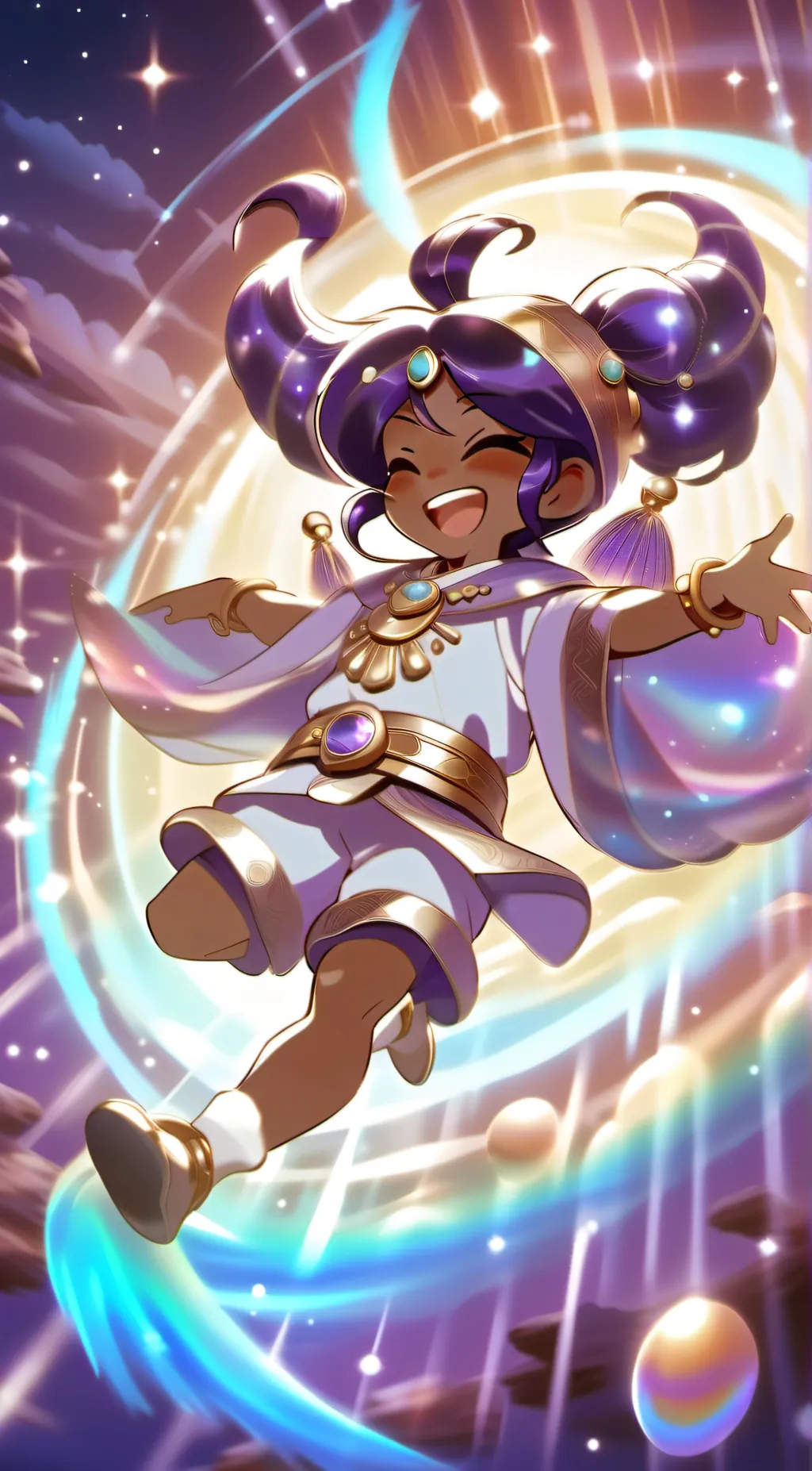 ai character: Brawl stars Mandy! background