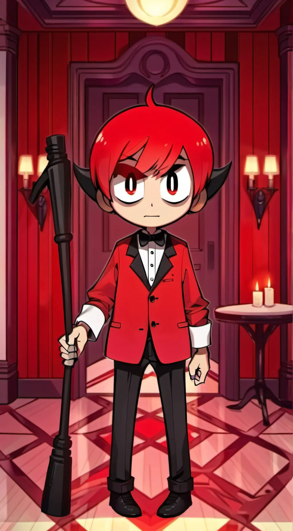 ai character: Alastor  background