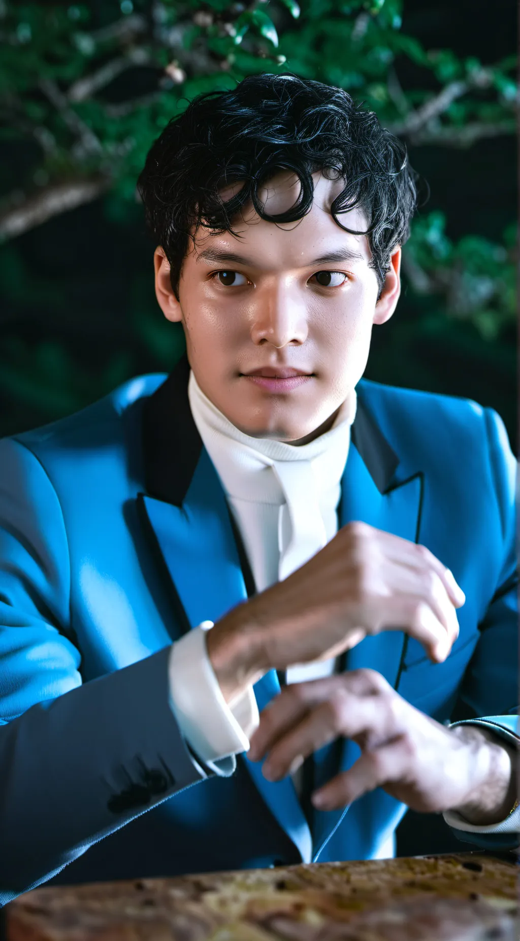 ai character: simon background