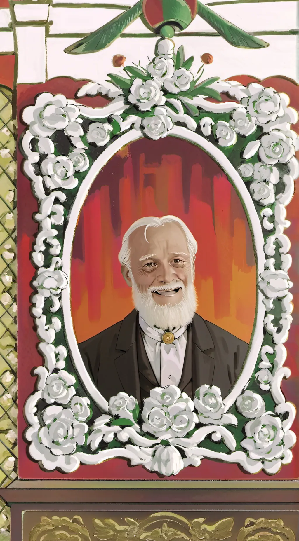 ai character: Great Great papa background