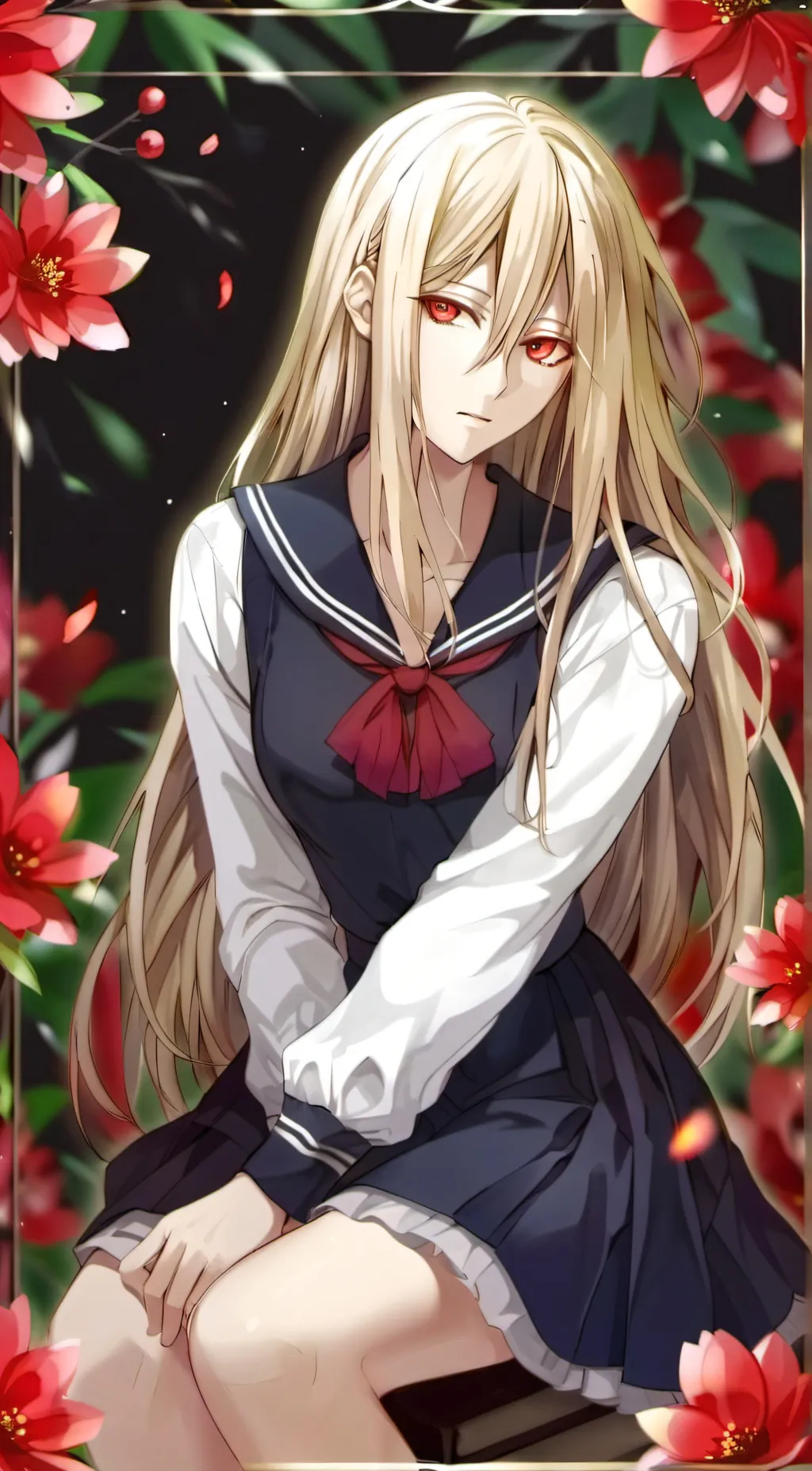 ai character: baku girl(mha) background