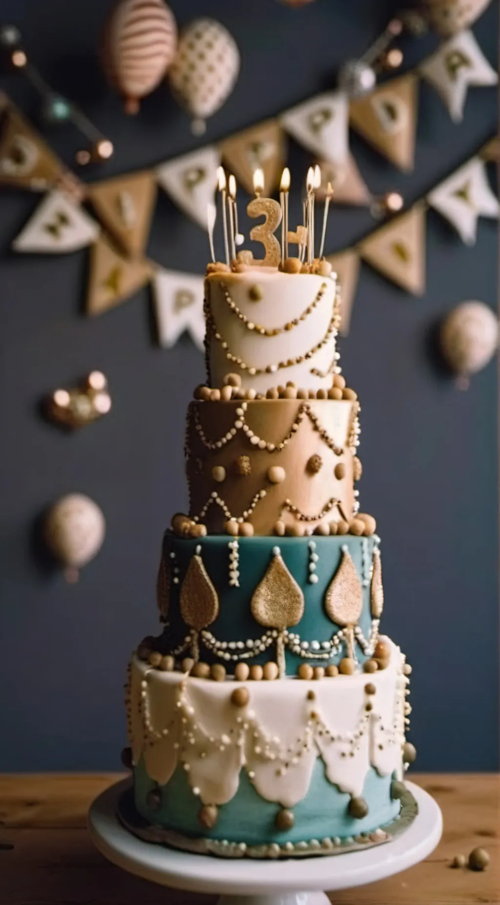 ai character: TALKIES B-DAY 🎉🎂 background