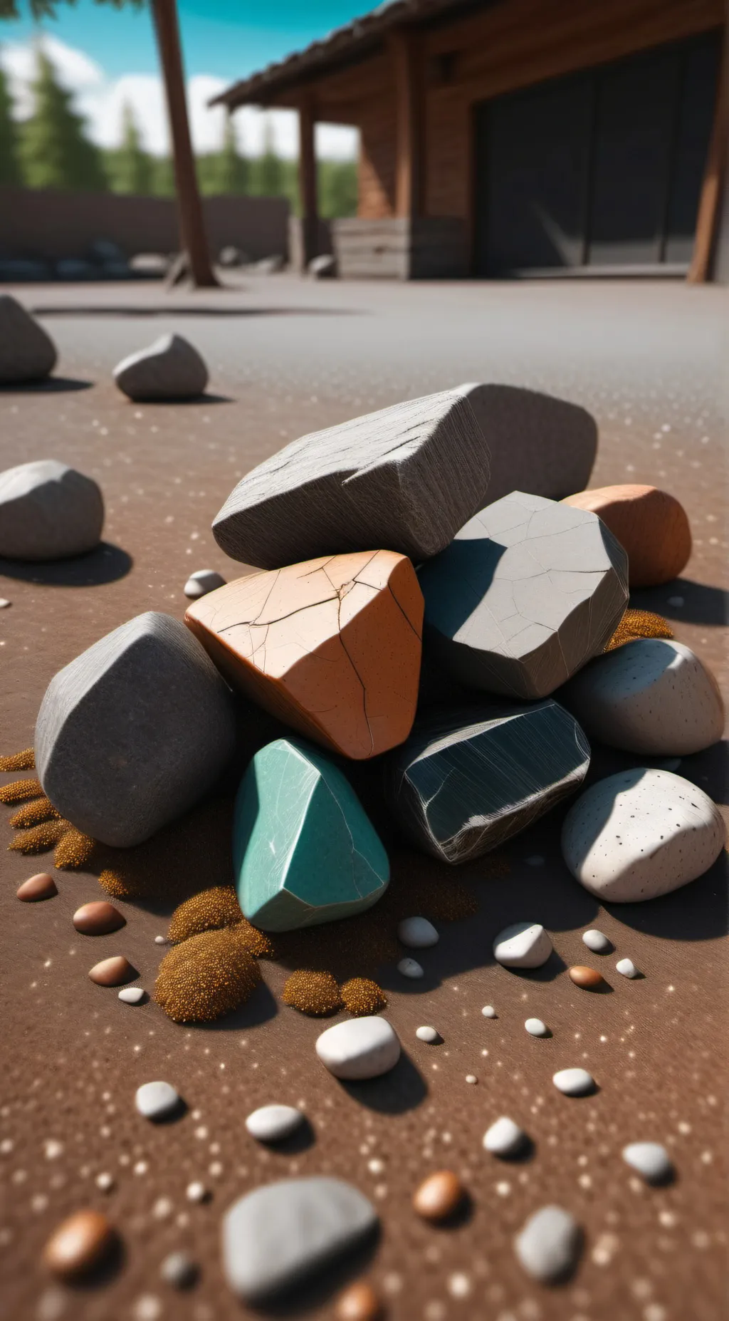 ai character: Rock background