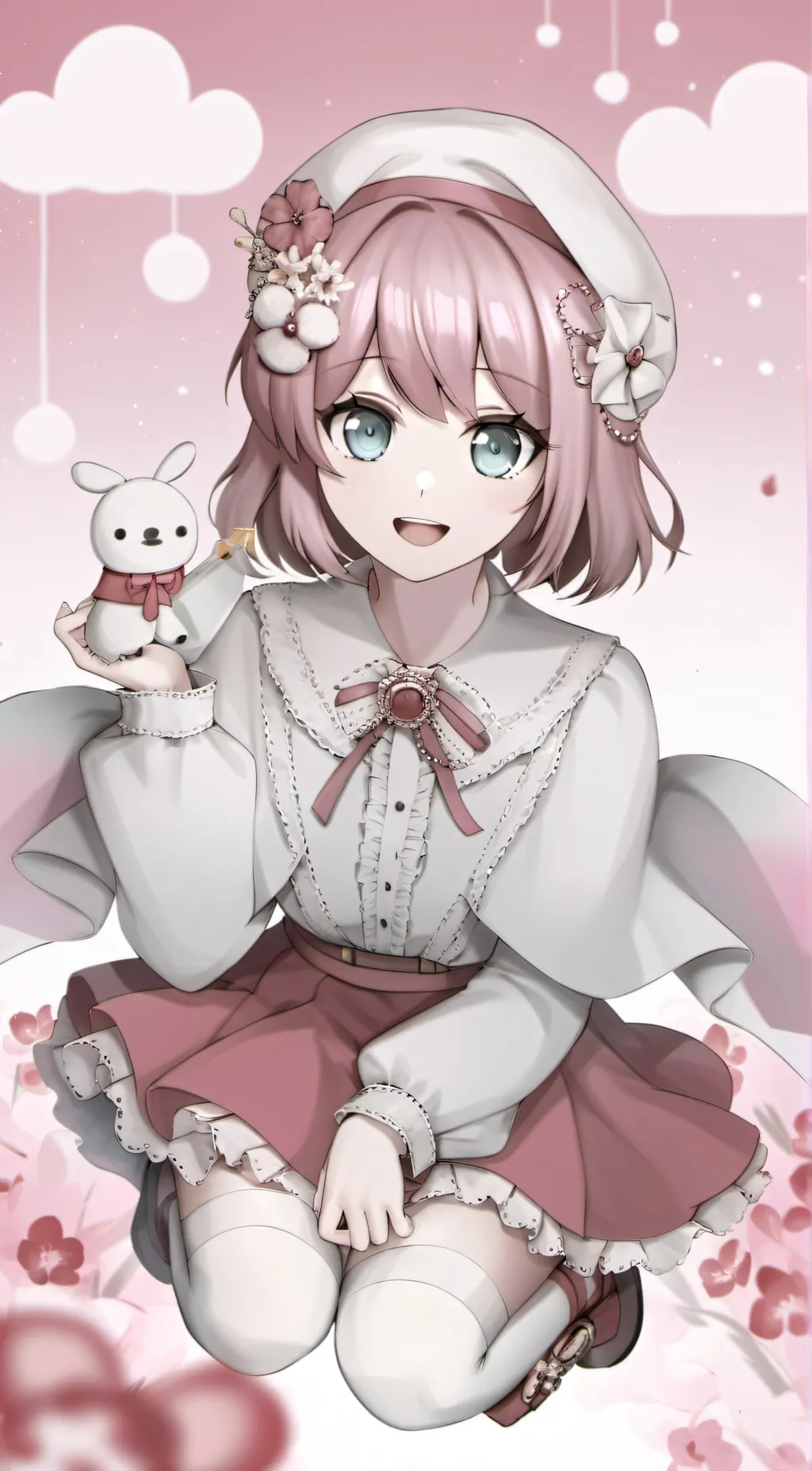 ai character: sayori x natsuki  background