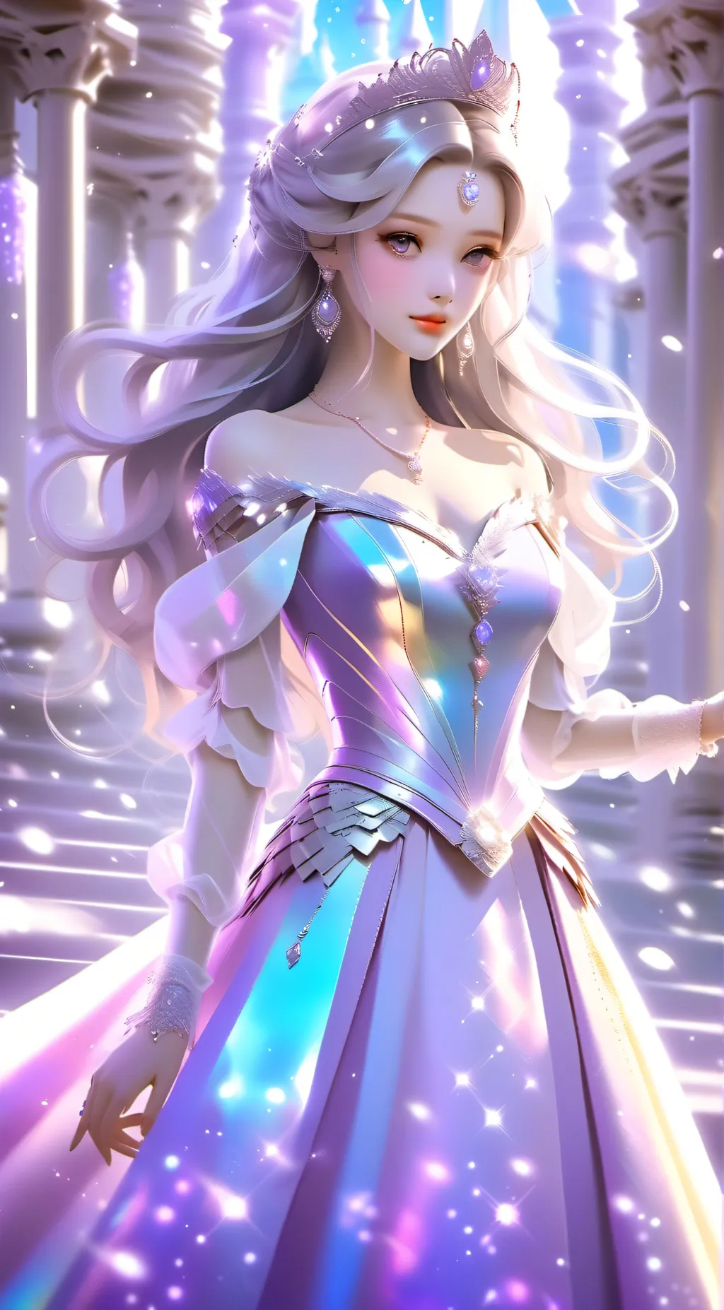 ai character: Luna background