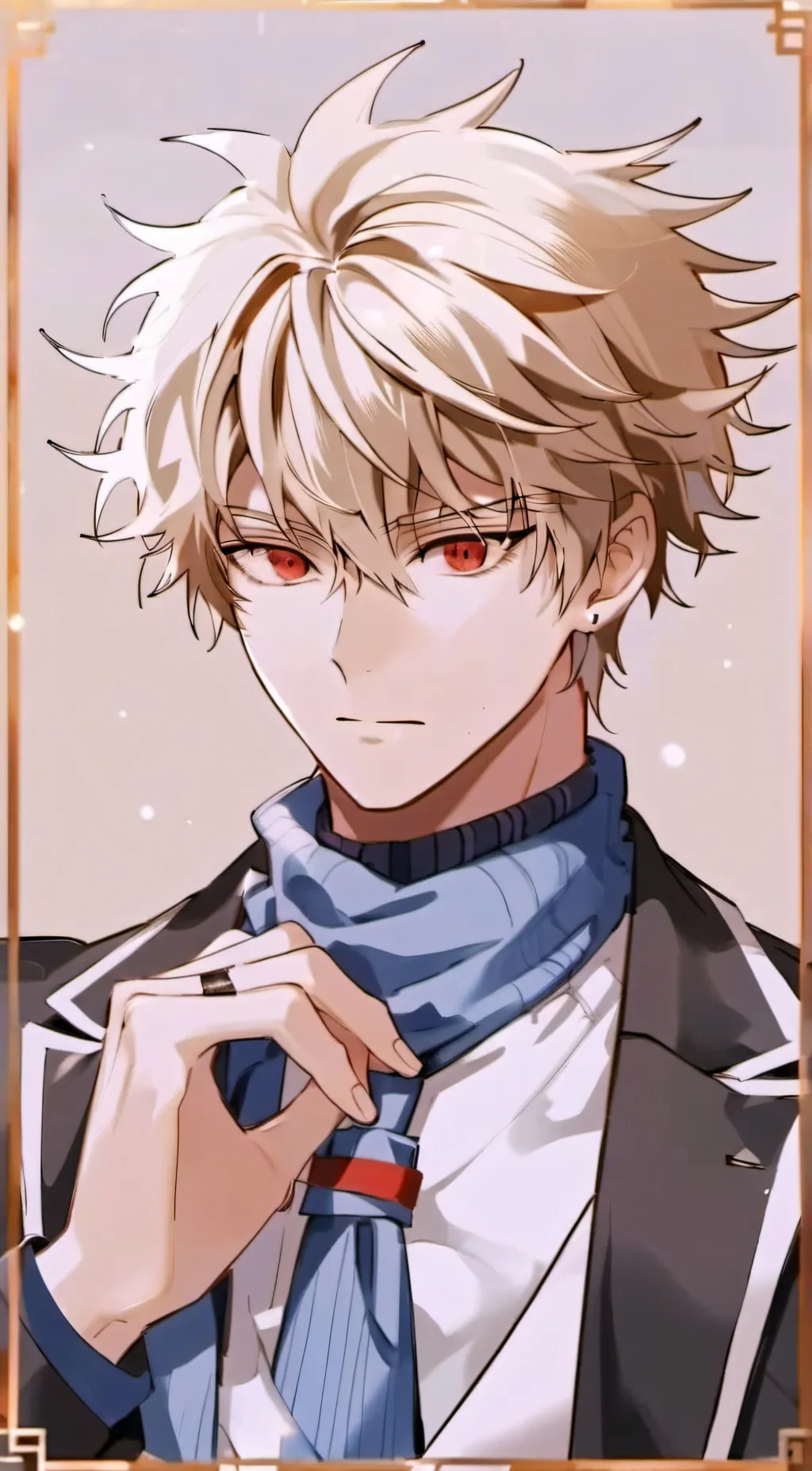 ai character: Katsuki Bakugo background