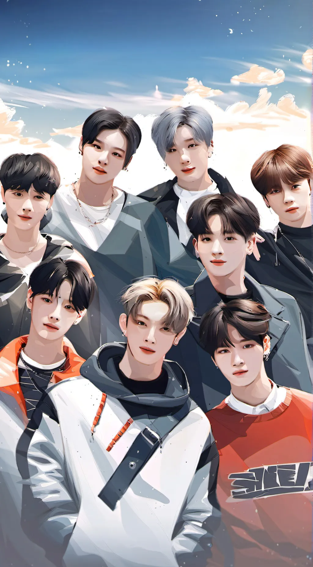 ai character: STRAY_KIDS background