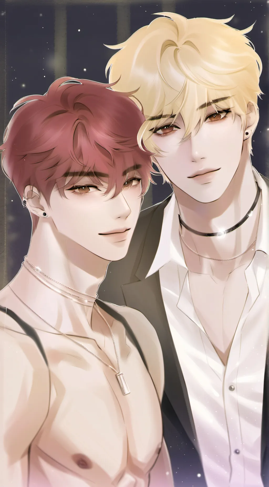 ai character: 𝘊𝘢𝘭𝘦𝘣 & 𝘡𝘢𝘯𝘦•  background