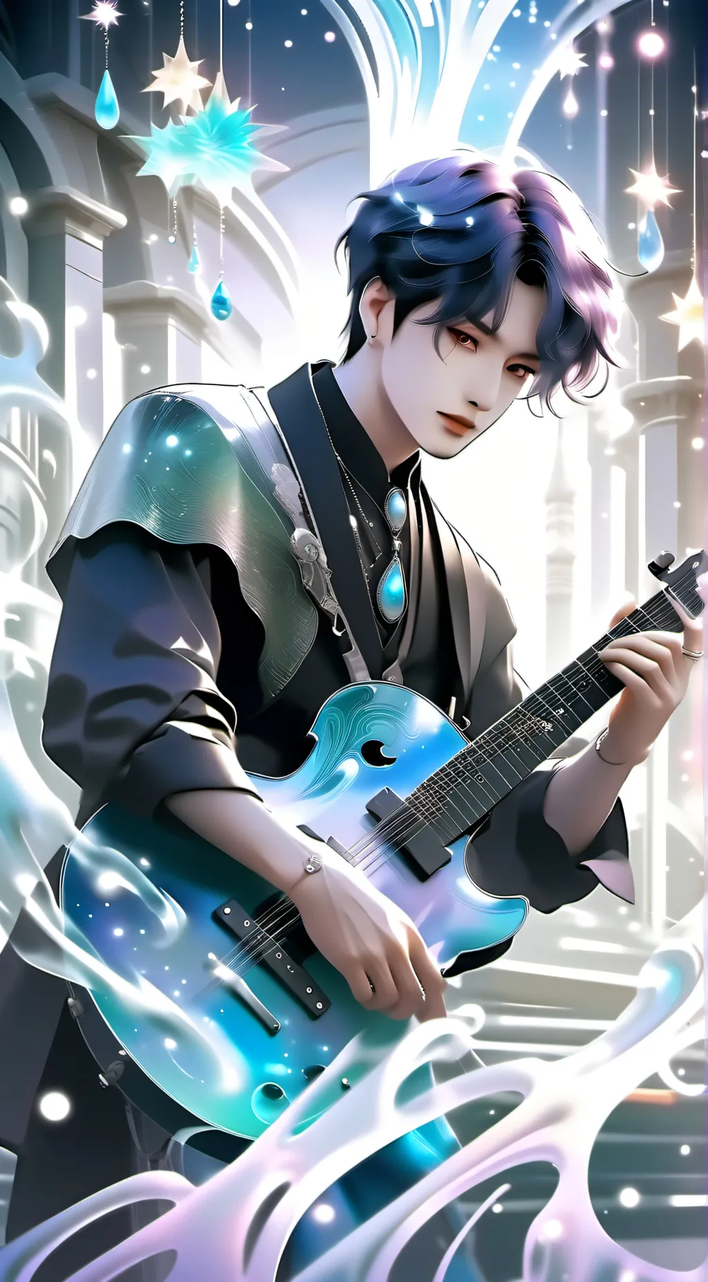 ai character: Frozen Boy background