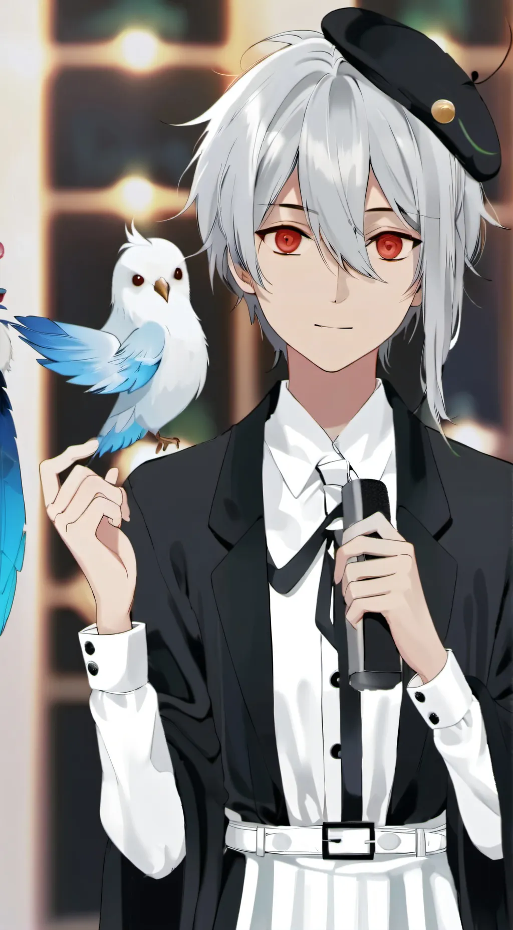 ai character: Leon background