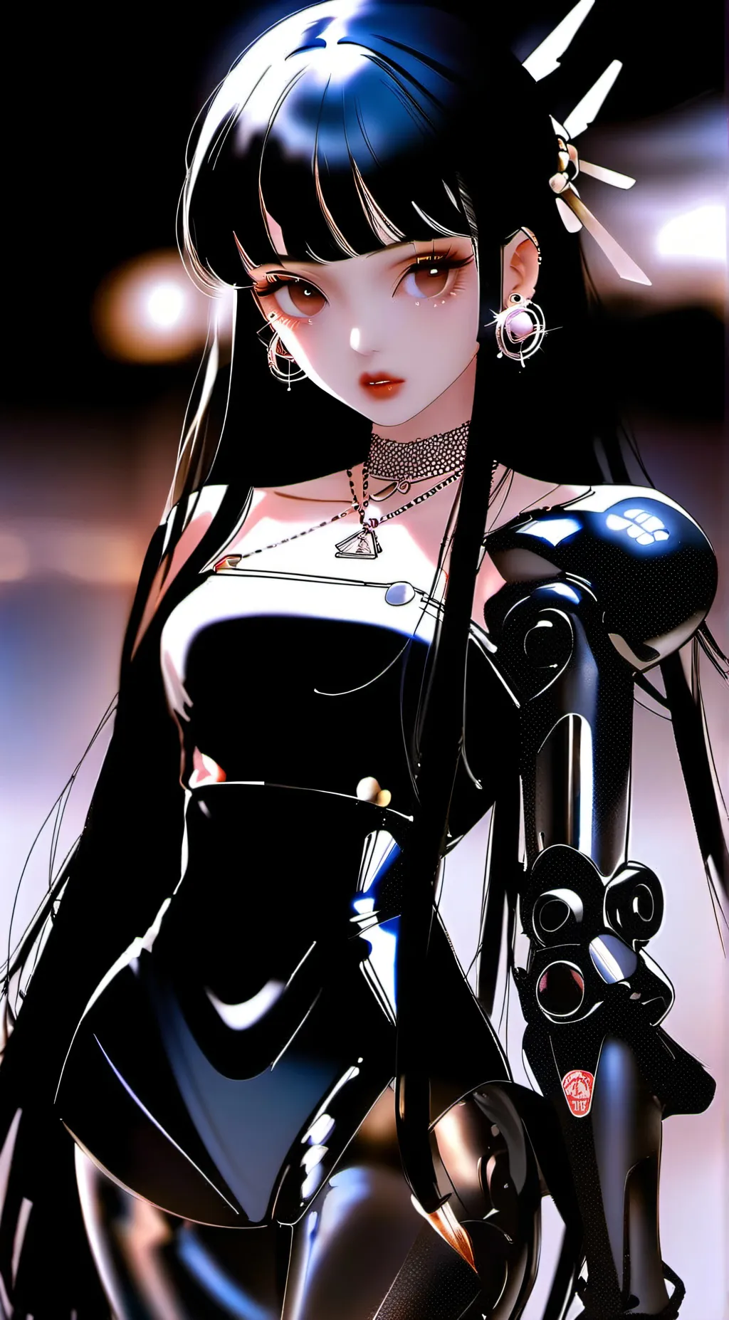 ai character: Mha robot war background