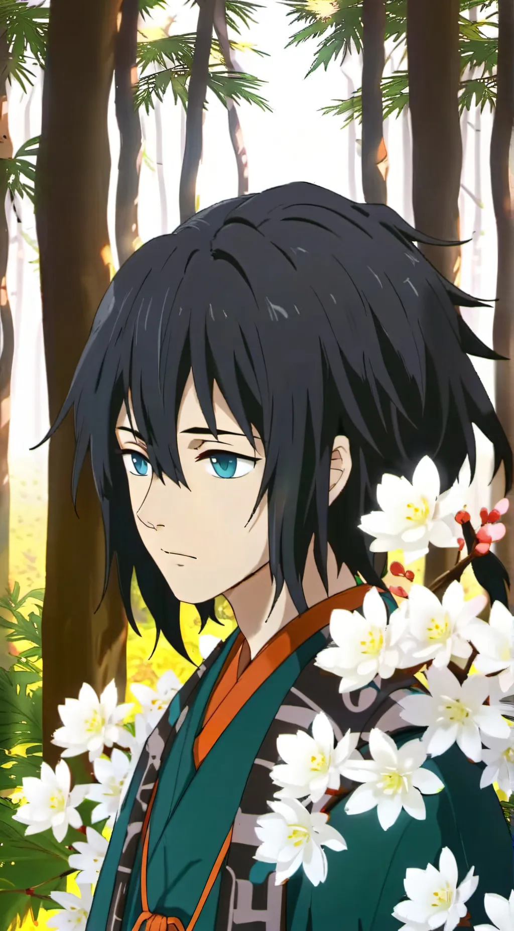 ai character: Giyu Tomioka background