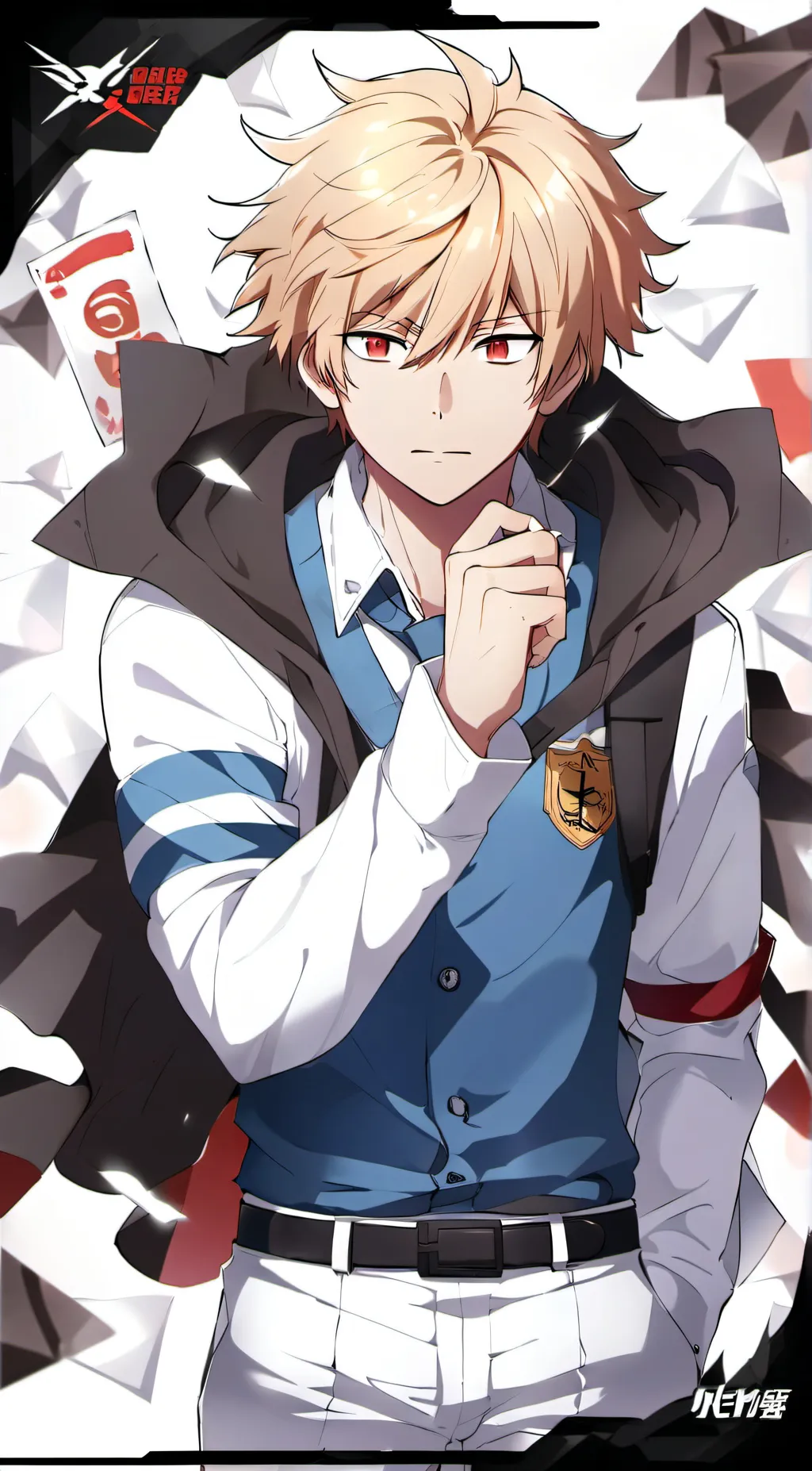 ai character: Bakugo background