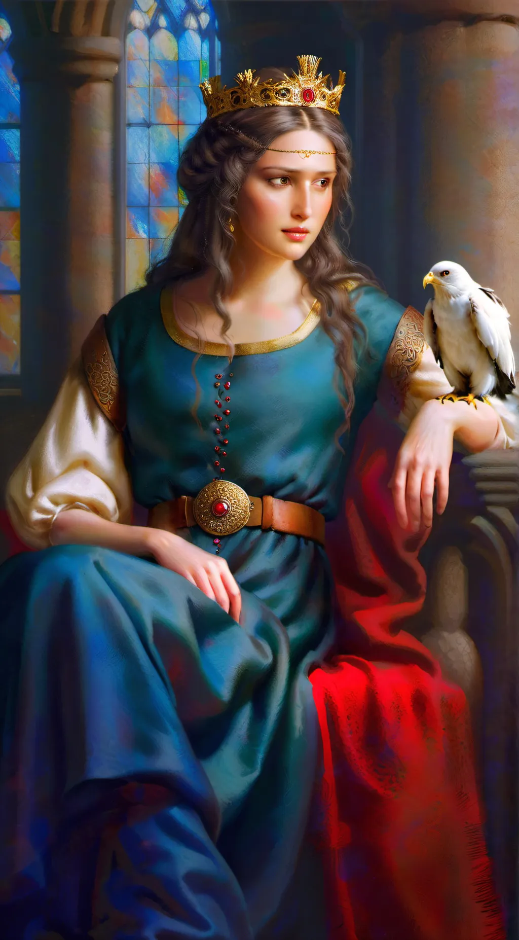 ai character: Queen Eleanor background