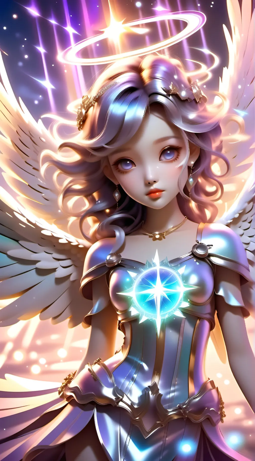 ai character: Angelina  background