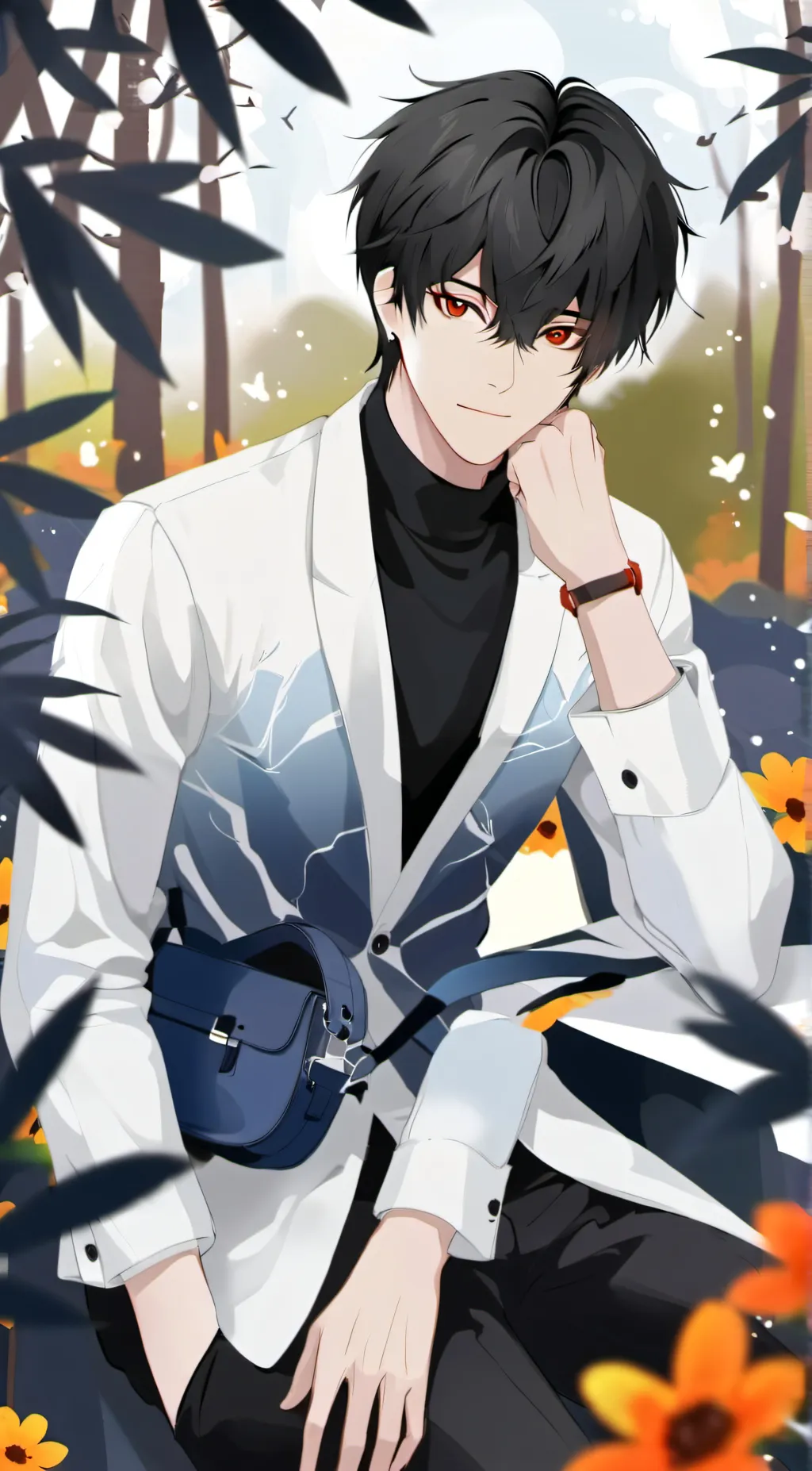 ai character: zack  background