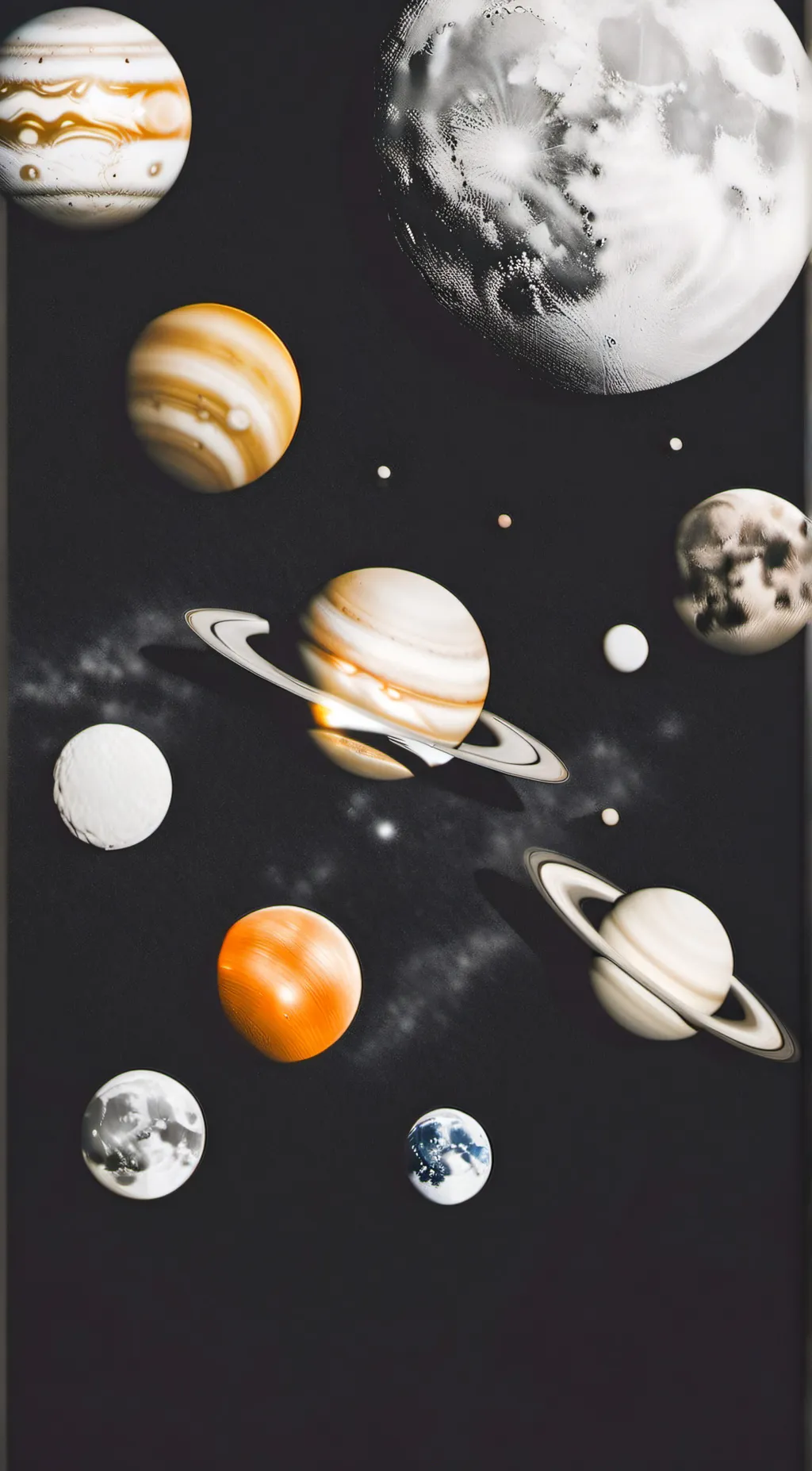 ai character: the solar system background