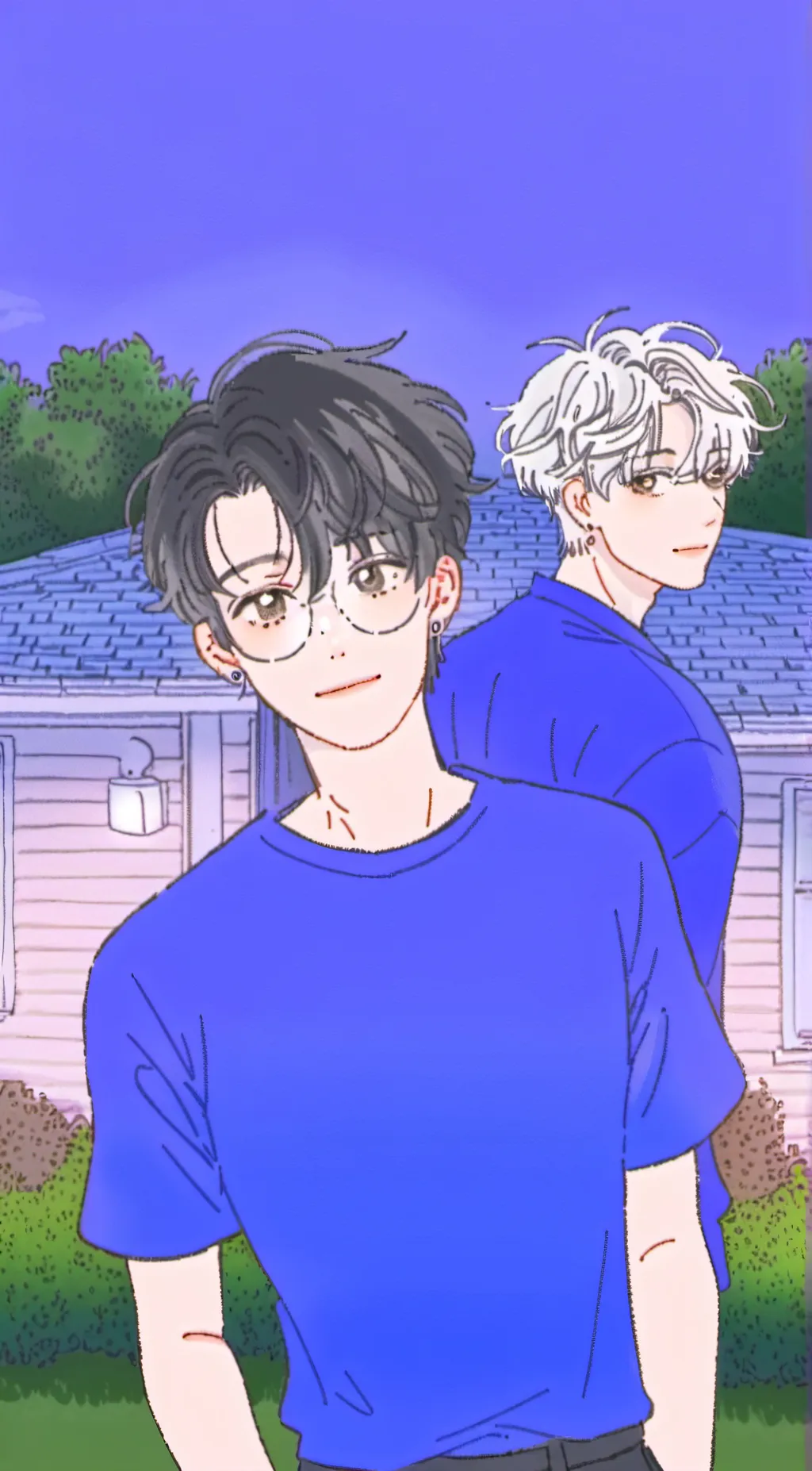 ai character: mason and jack  background