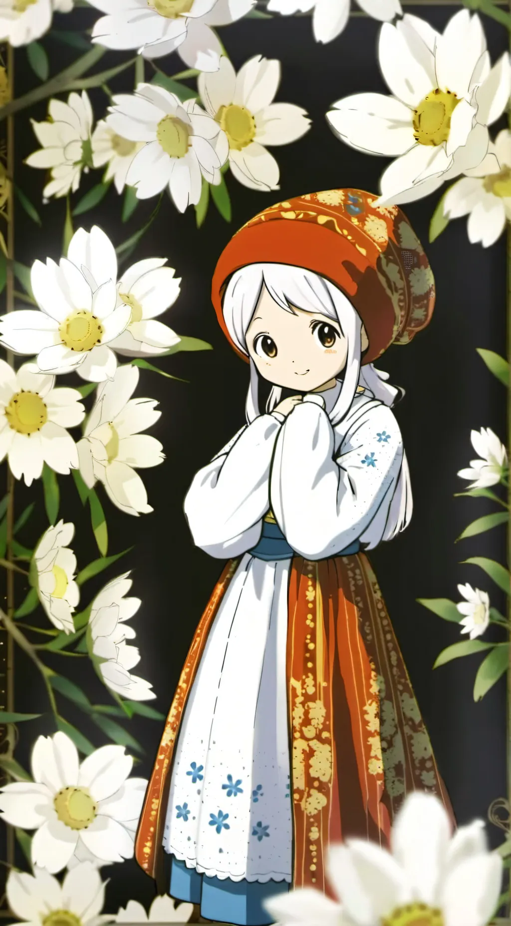 ai character: Mélodie  background