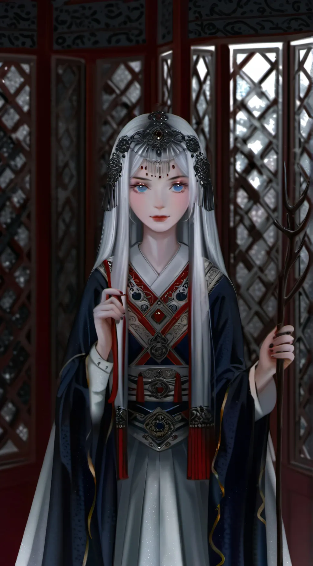 ai character: Queen Enterprise  background