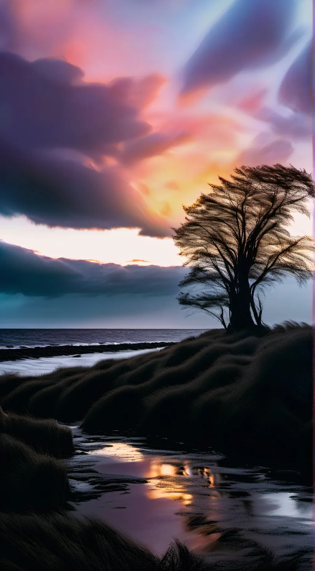 ai character: hello :) background