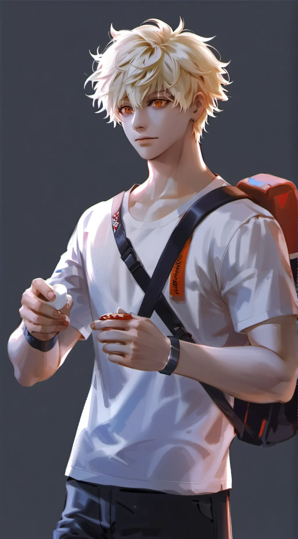 ai character: bakugou  background