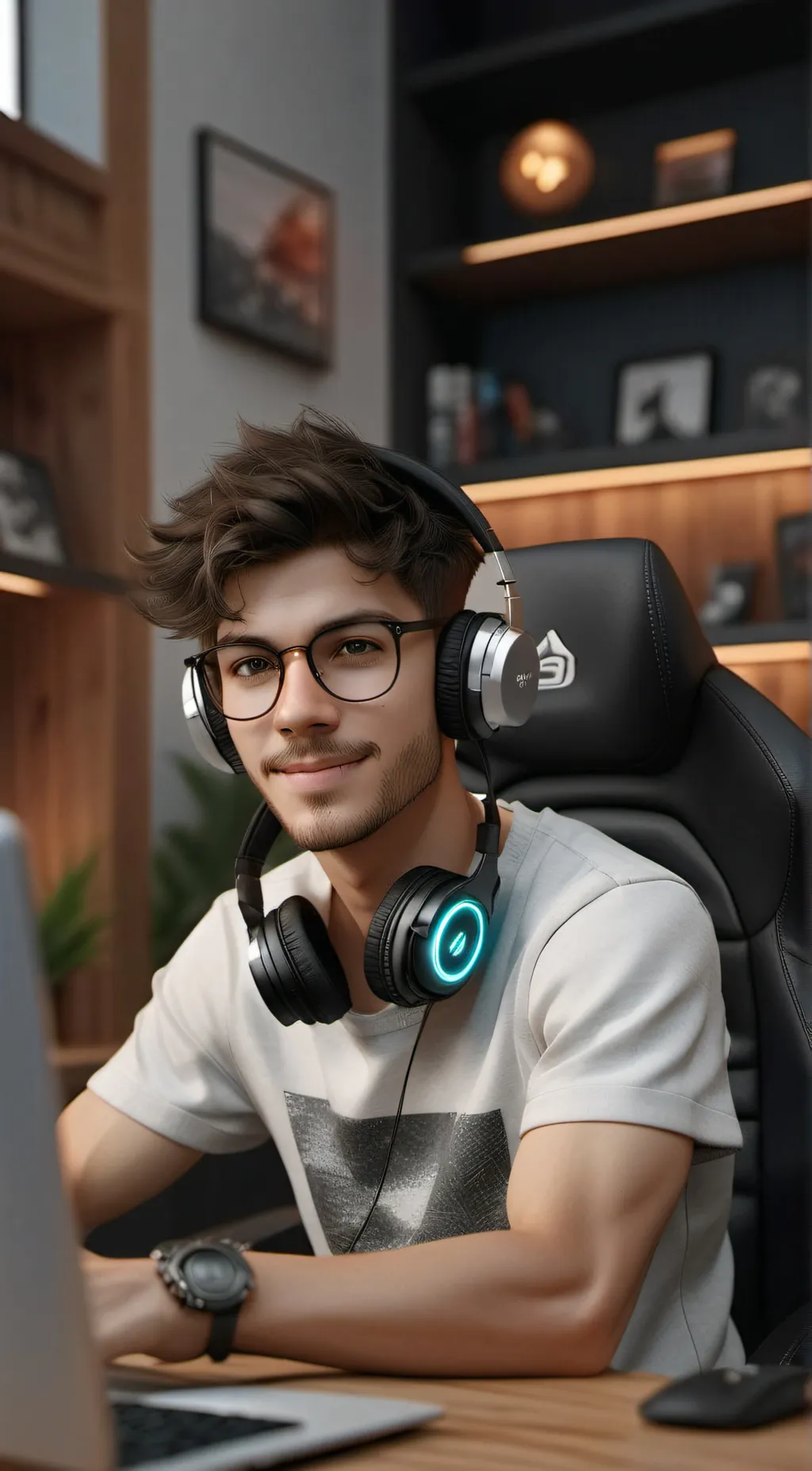 ai character:  Austin🫶🏻 background