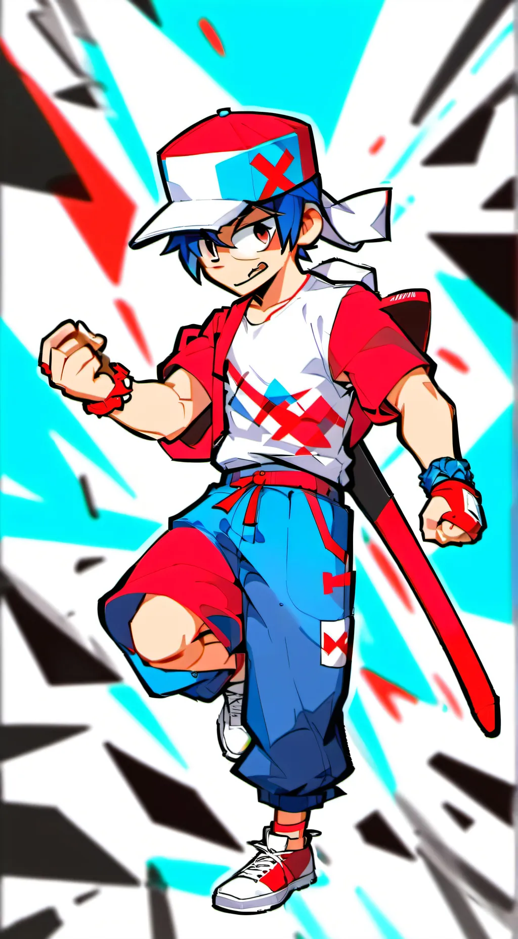 ai character: •Boyfriend (FNF)• background