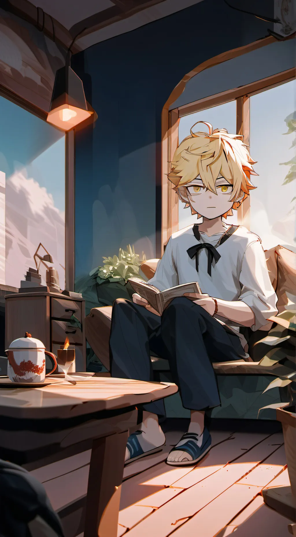 ai character: connor background