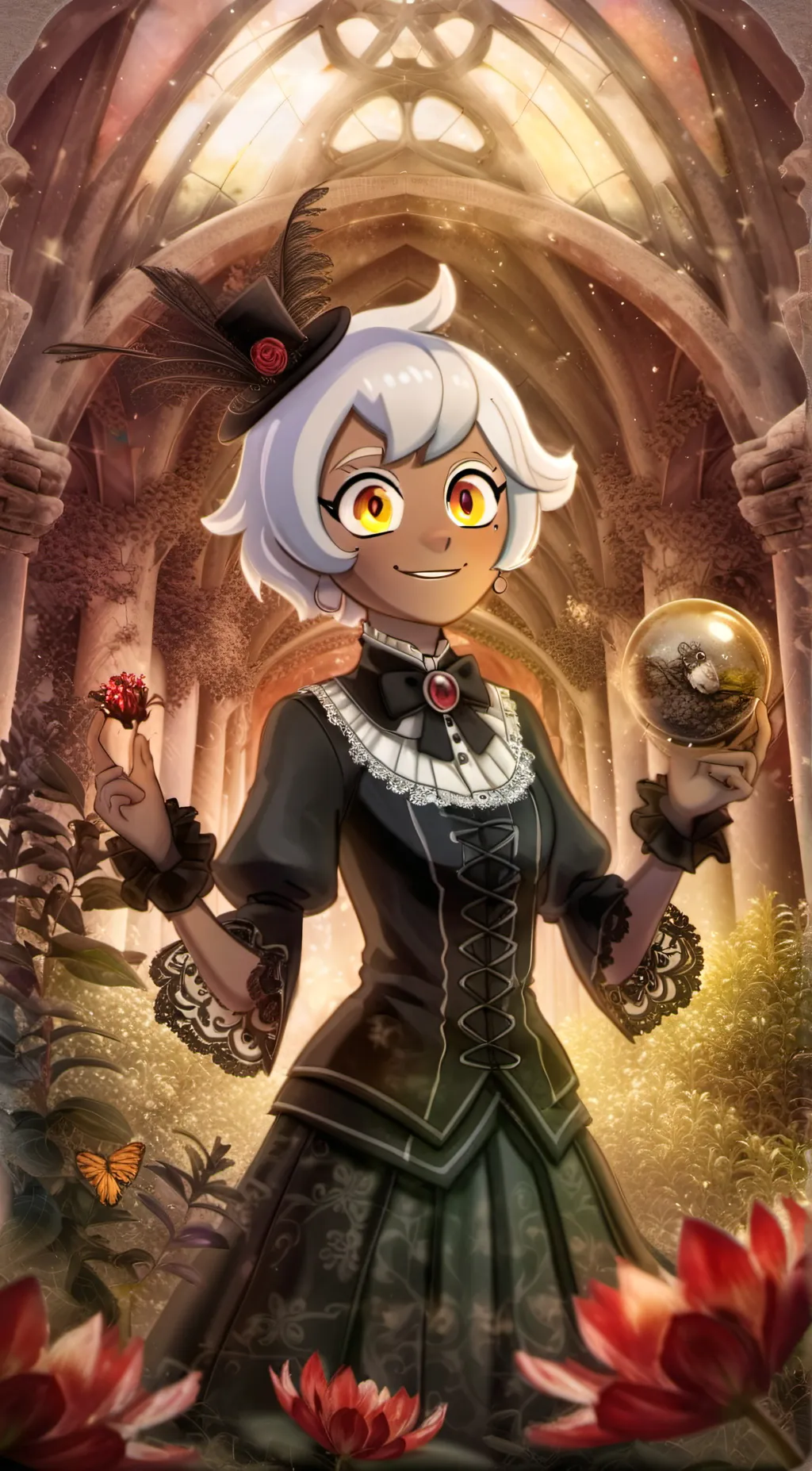 ai character: Collector  background