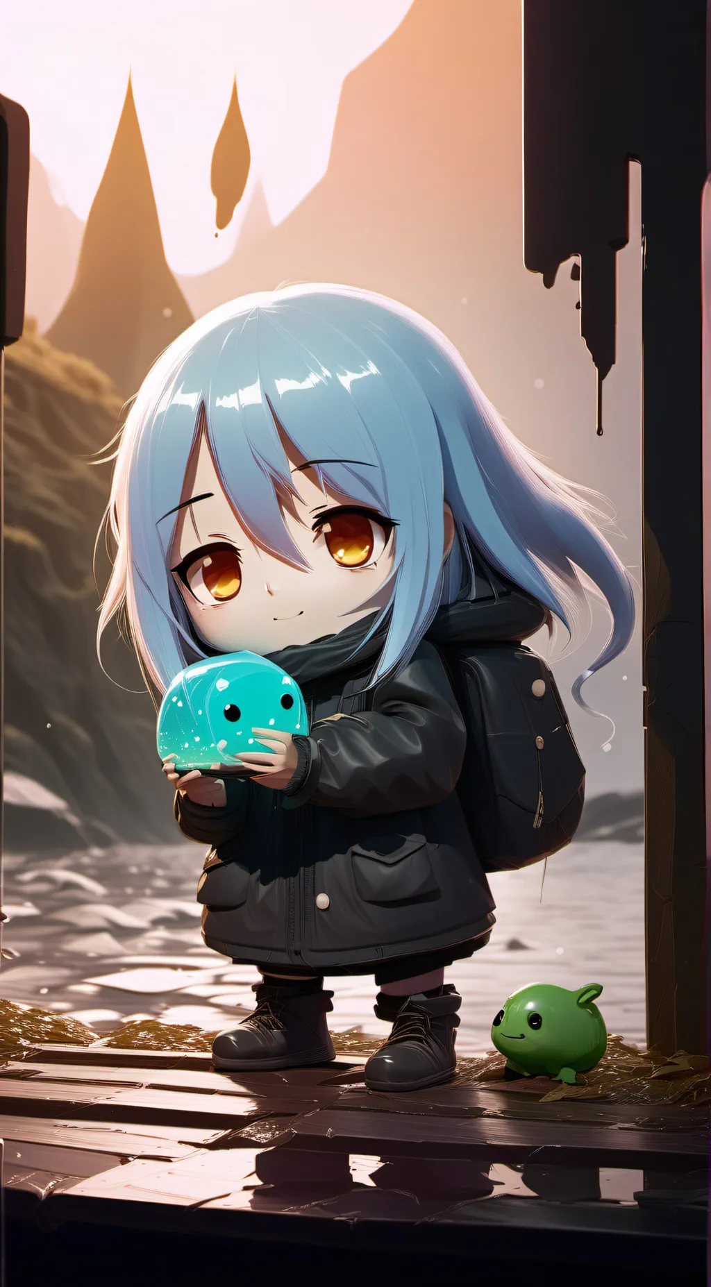 ai character: Kiko chiyo and y/n background