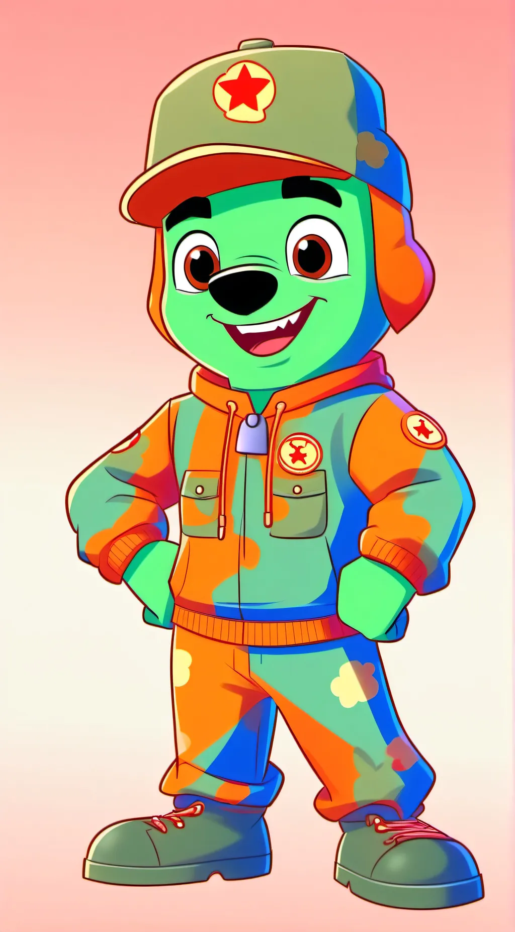 ai character: Flippy background