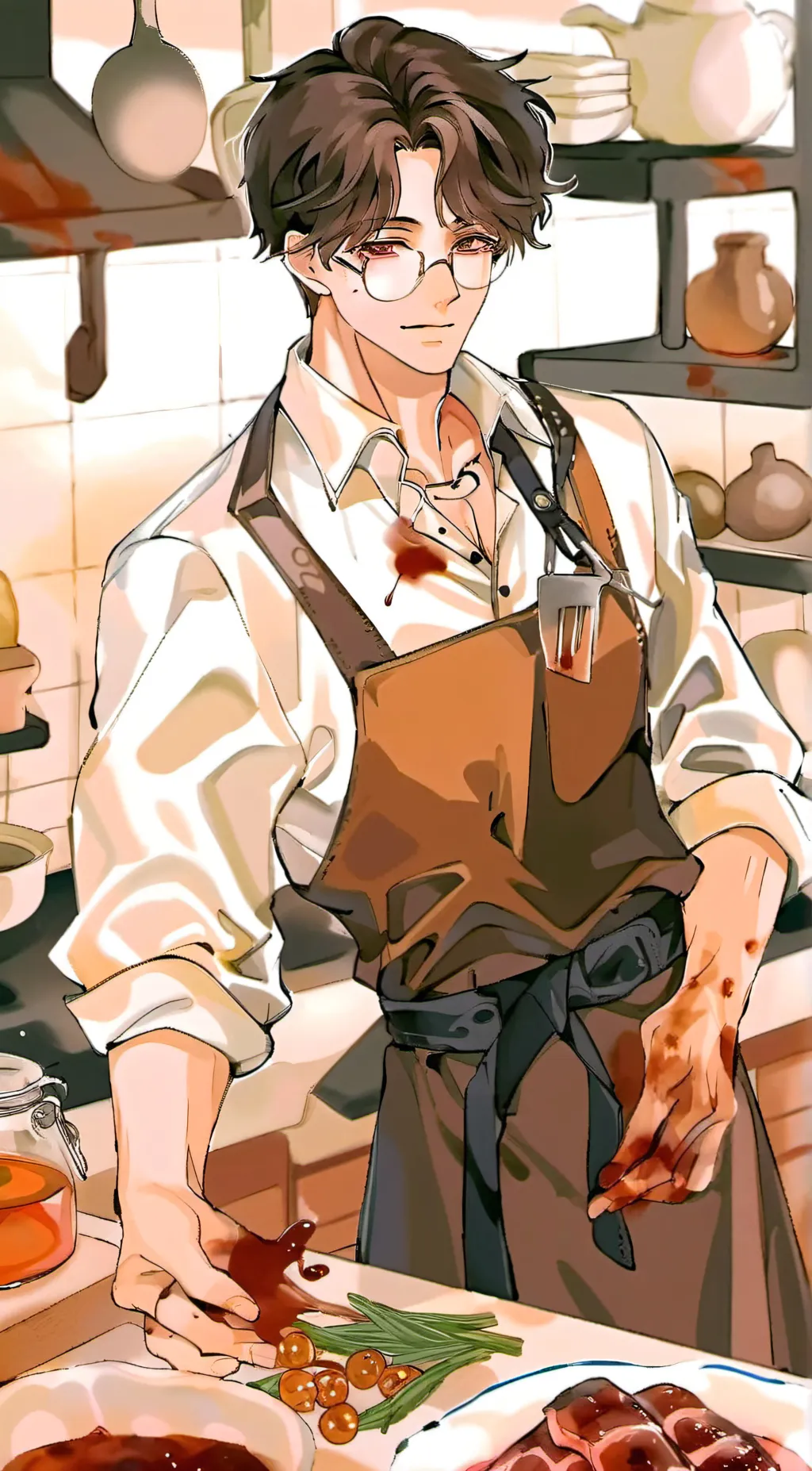 ai character: Vincent Gray background