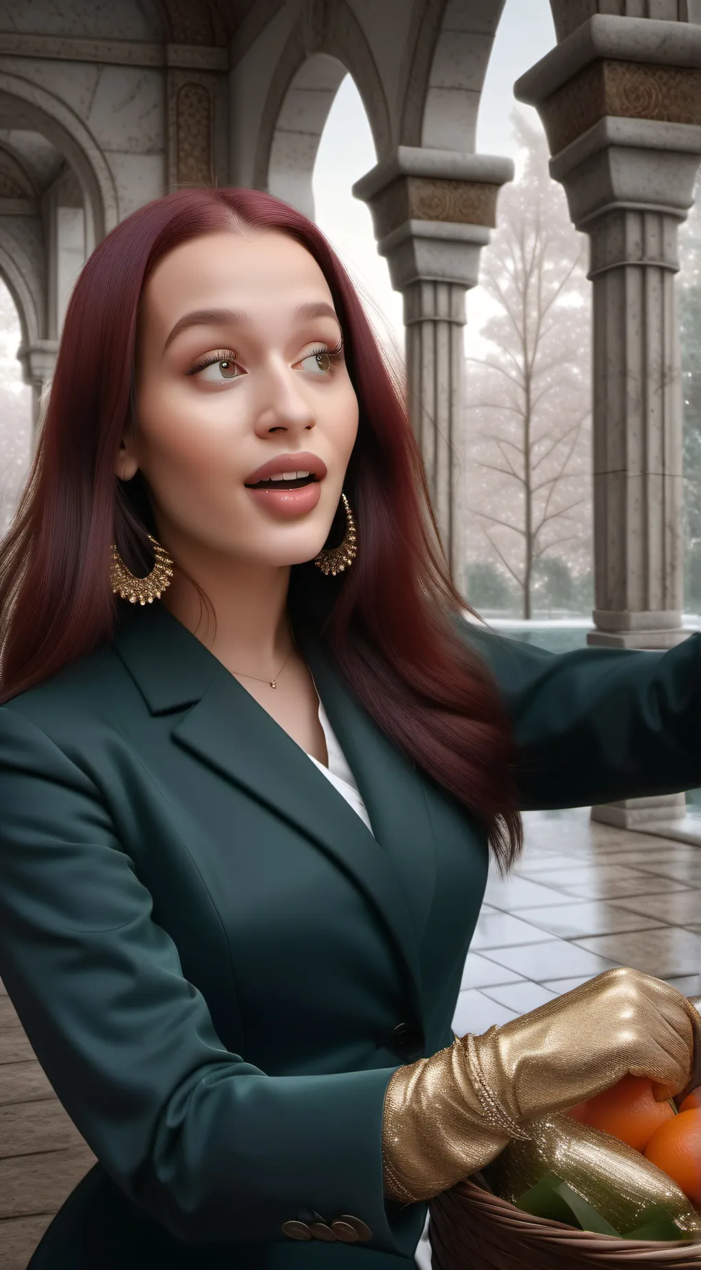 ai character: Katy background