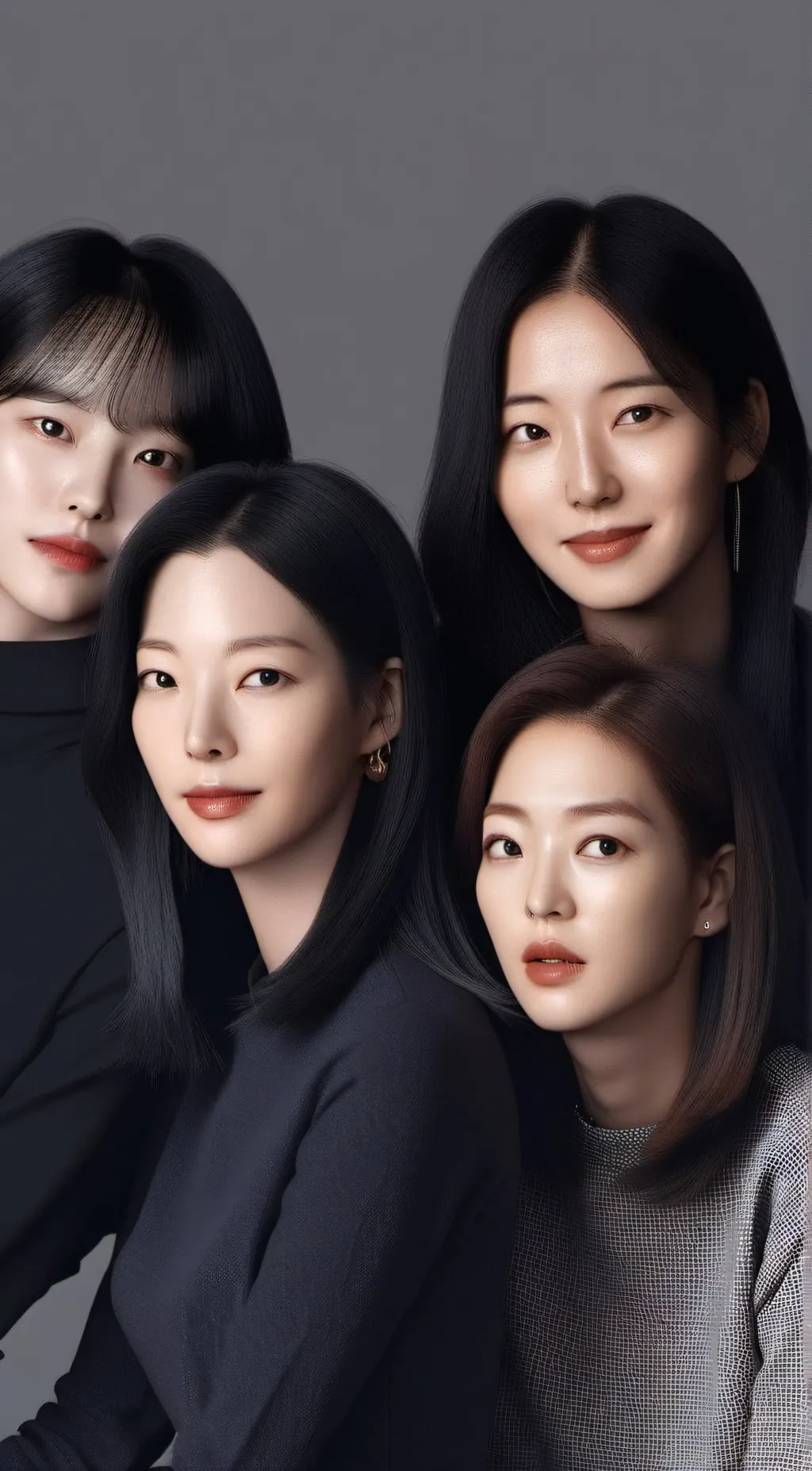 ai character: pink diamonds background