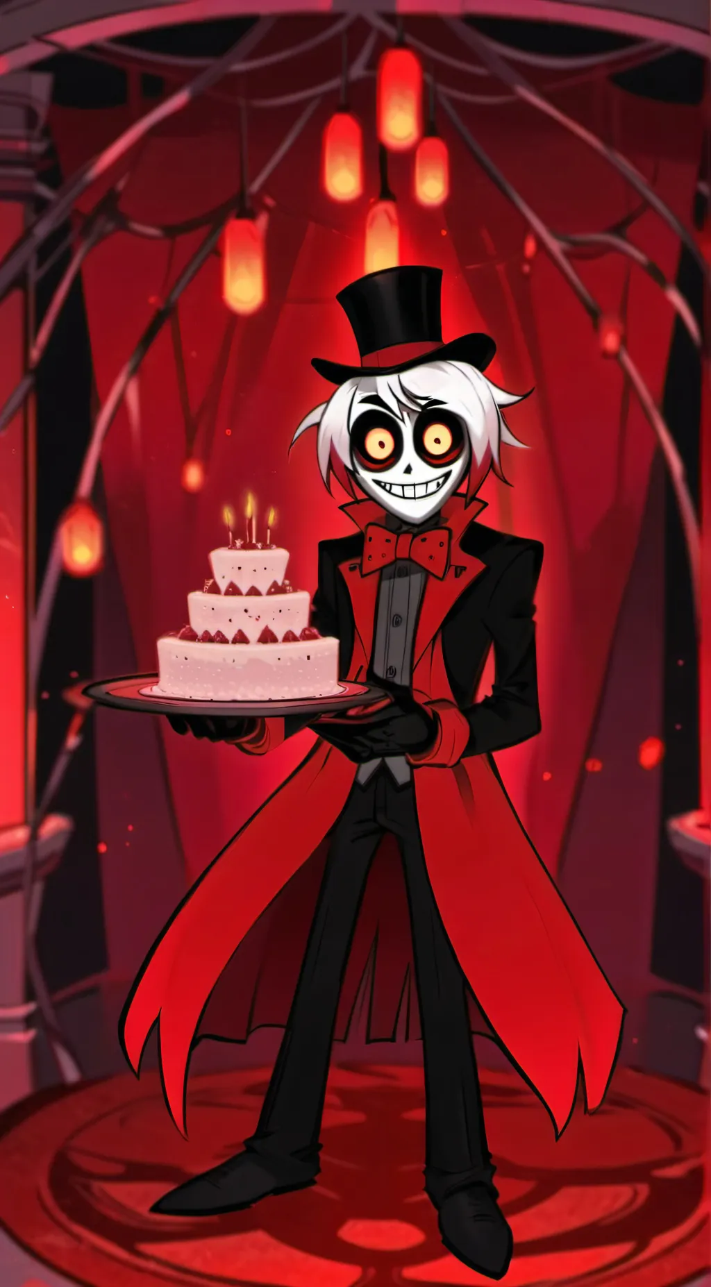 ai character: ❤️‍🔥Alastor❤️‍🔥 background