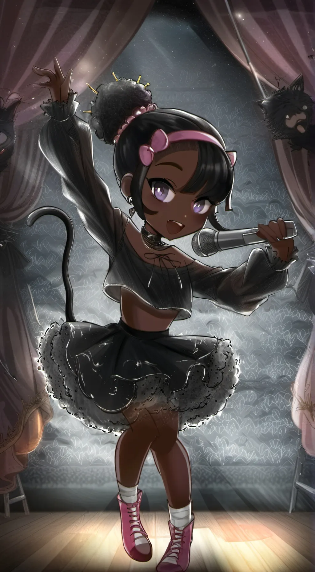 ai character: Raven background