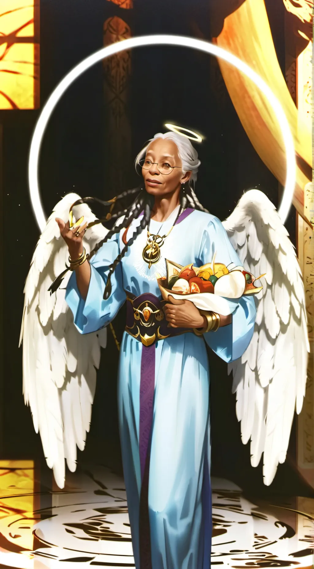 ai character: Katherlene Thomas  background