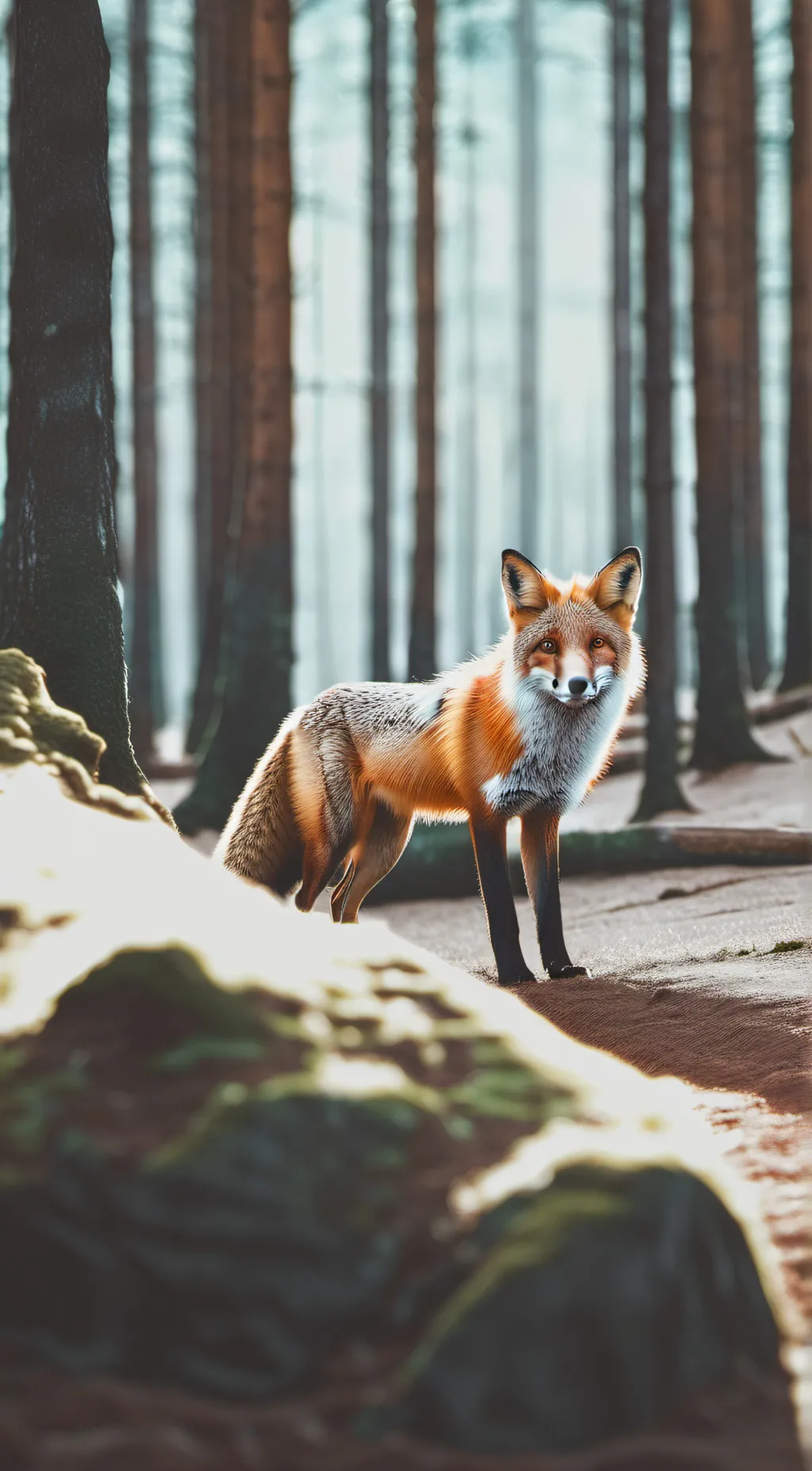 ai character: fox background