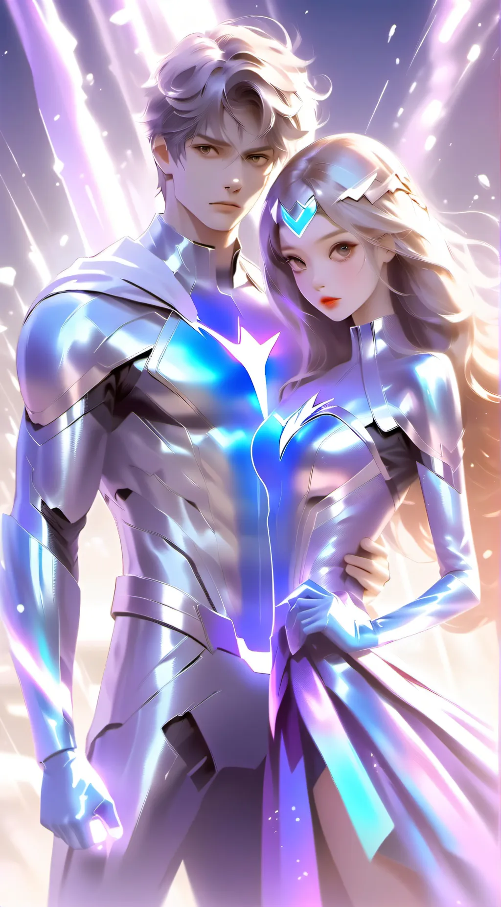 ai character: Saleena And Roger background