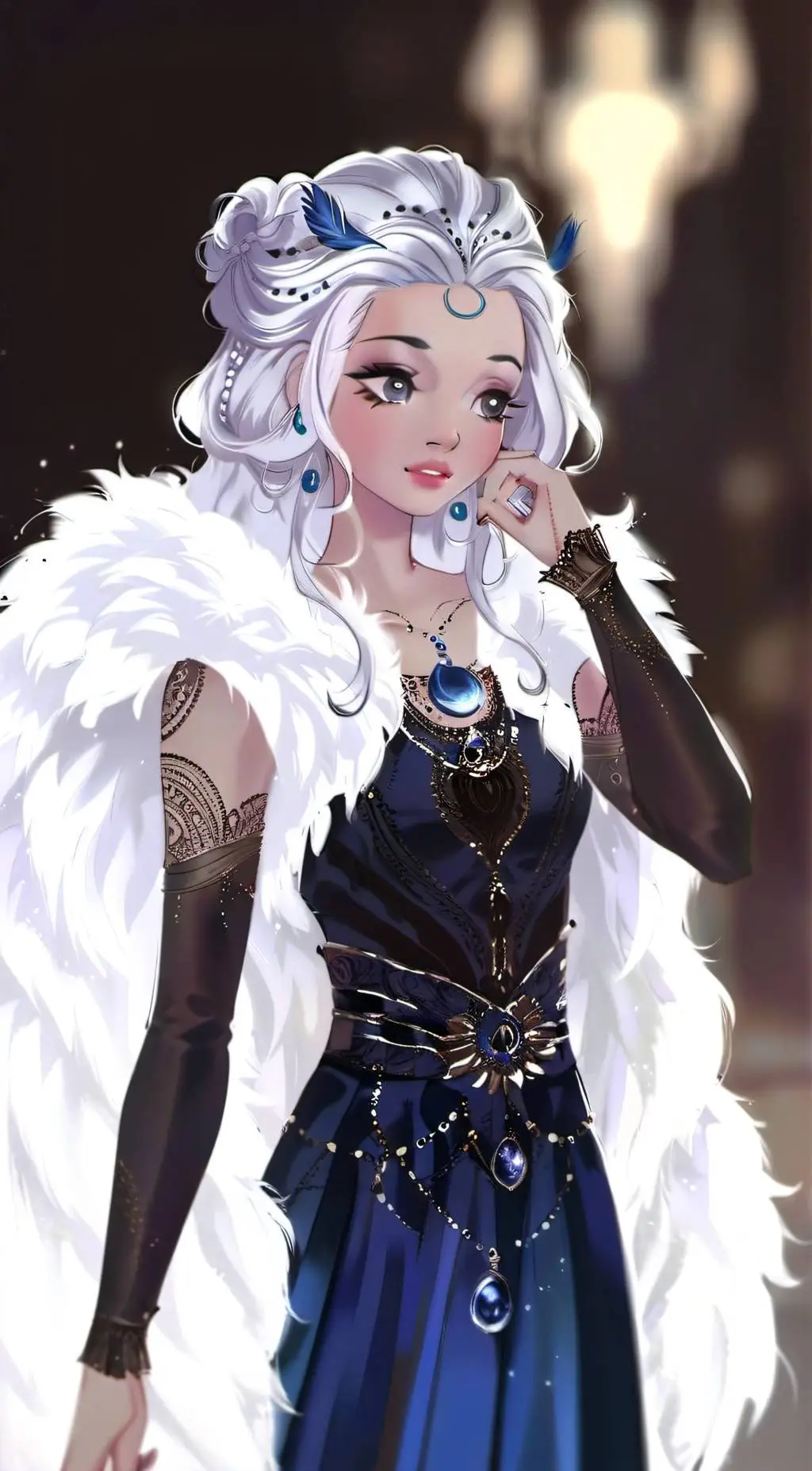 ai character: Camela Charming background