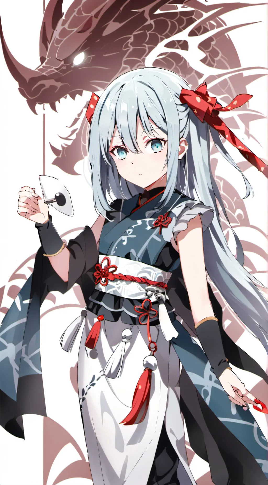 ai character: rimuru tempest  background